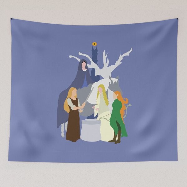 Item preview, Galadriel, Tauriel, Arwen, Éowyn designed and sold by ideth illustration.