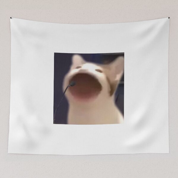 Item preview, cat with microphone  meme designed and sold by samar-n.