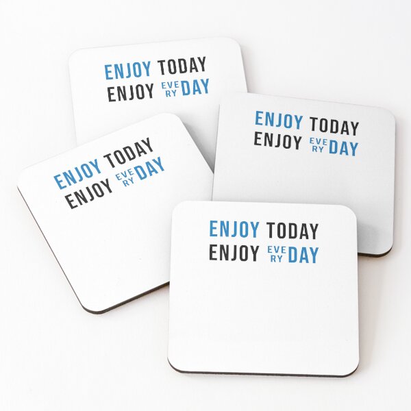 Item preview, Enjoy Today Enjoy Everyday 'White Edition' designed and sold by Luxury-Outfits.