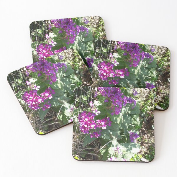 Item preview, Flower on wire fence. Flowers in the garden, spring, April, designed and sold by UnsereWelt.