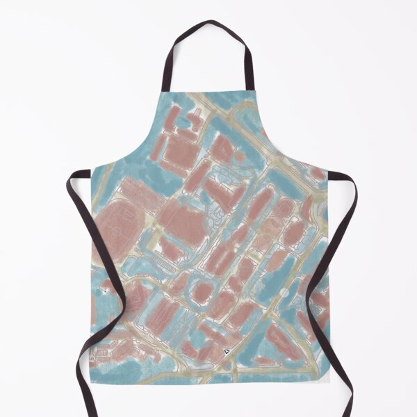 Item preview, lazy map of american university campus: blue and pink designed and sold by claire k.
