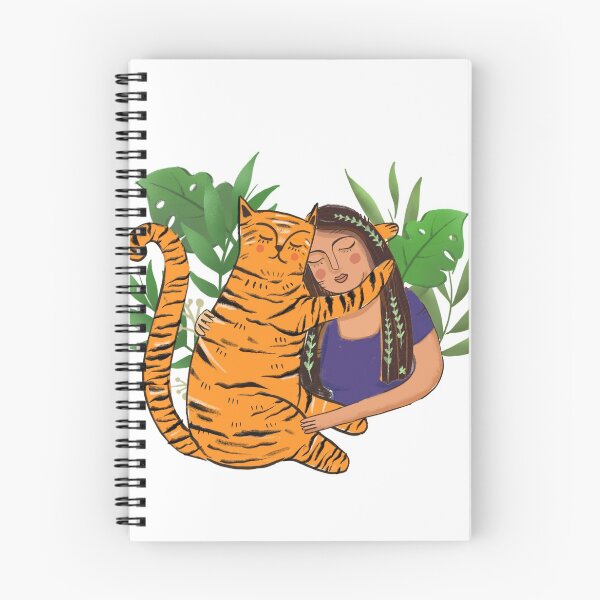 Item preview, Exotic Tiger and Girl - I love cats designed and sold by rainartstudio.