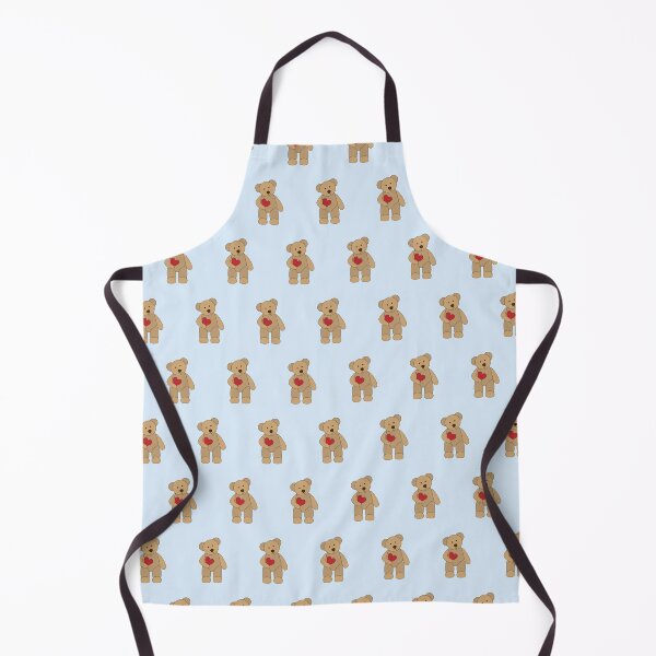 Item preview, Old teddy bear with red love heart pattern designed and sold by EngineerGoC.