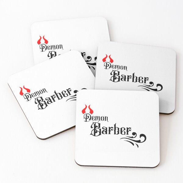 Item preview,  Demon Barber  Barbering Puns ( Black ) designed and sold by RomeoSketches.