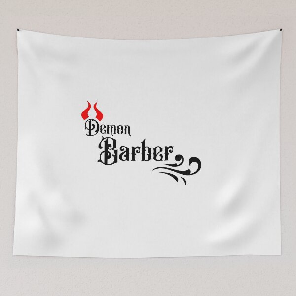Item preview,  Demon Barber  Barbering Puns ( Black ) designed and sold by RomeoSketches.