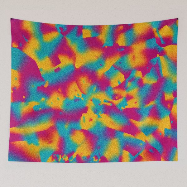 Item preview, Psychedelic Abstract 3-Color Map designed and sold by art-by-sophia.