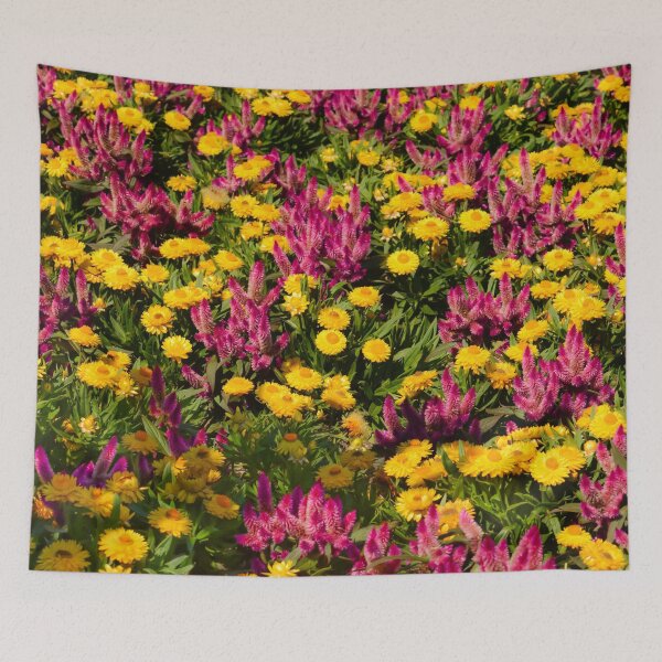 Item preview, Field of colorful flowers designed and sold by Zina Stromberg.