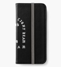 Ultralight Beam - Schwarz und Weiß iPhone Flip-Case/Hülle/Klebefolie