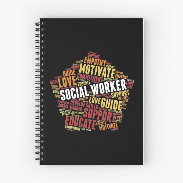 Item preview, Social Worker Words responsibilities designed and sold by 2blackcherries.