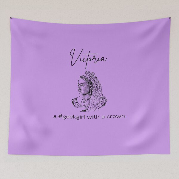 Item preview, Victoria ... A Geek Girl with a Crown | FAMOUS GEEKS  designed and sold by Le Plus Three.