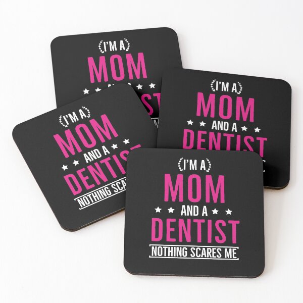 Item preview, Im a Mom and a Dentist Nothing Scares Me designed and sold by AwesomeWorld1.