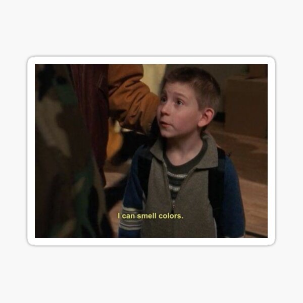 Malcolm in the Middle Dewey Puedo oler colores Pegatina