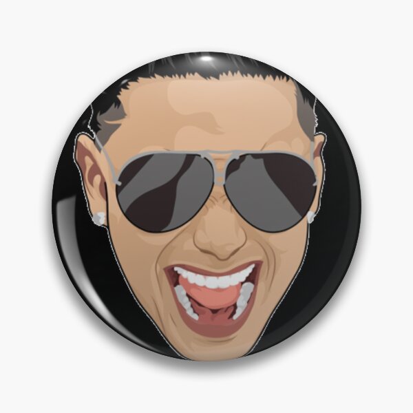 Item preview, DJ Pauly D Jersey Shore face designed and sold by Printeddesignz.