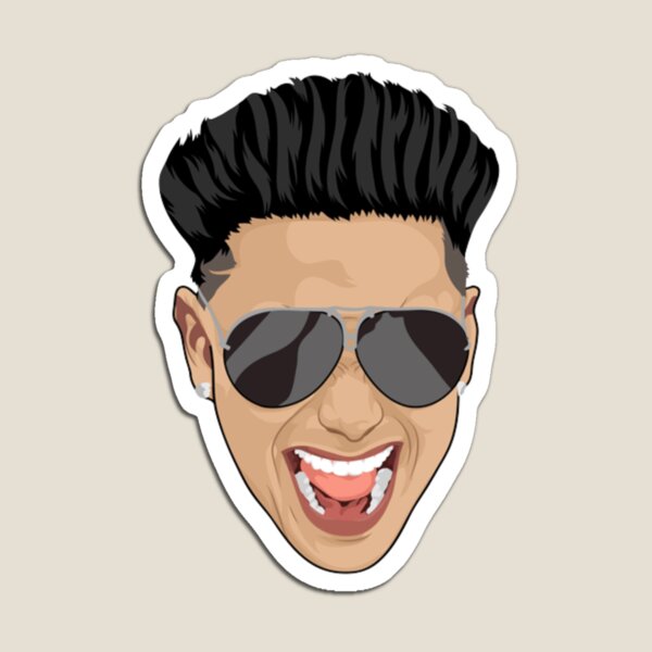 Artikel-Vorschau von DJ Pauly D Jersey Shore Gesicht, designt und verkauft von Printeddesignz.