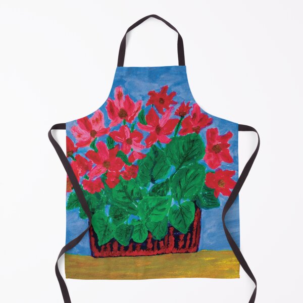 Aperçu de l'œuvre Fleurs dans un panier, technique de peinture aquarel créée et vendue par pineappledizajn.