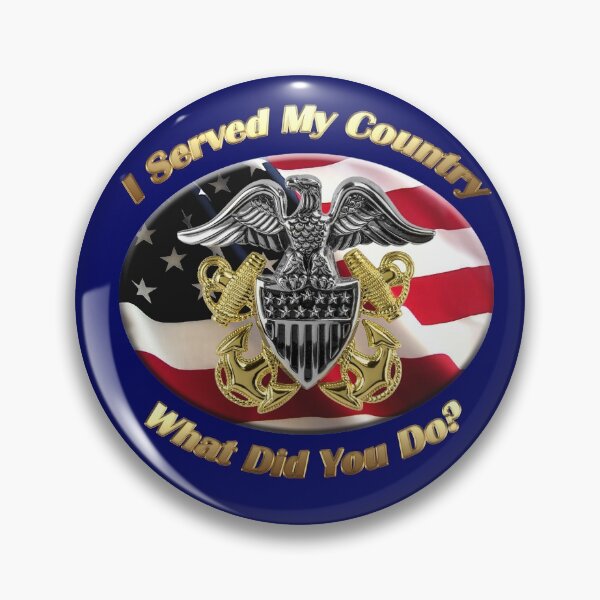 Item preview, Naval Officer I Served My Country designed and sold by hotcarshirts.