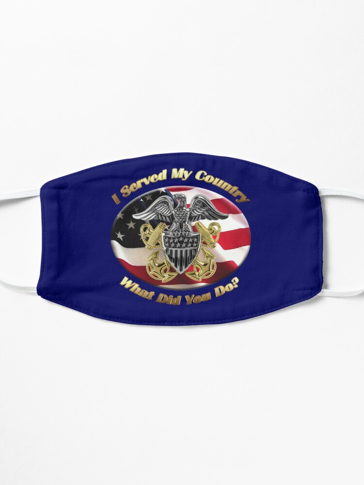 Alternate view of Naval Officer I Served My Country Mask