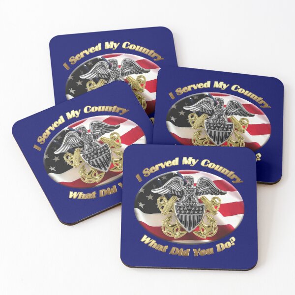 Item preview, Naval Officer I Served My Country designed and sold by hotcarshirts.