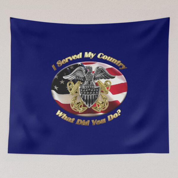 Item preview, Naval Officer I Served My Country designed and sold by hotcarshirts.