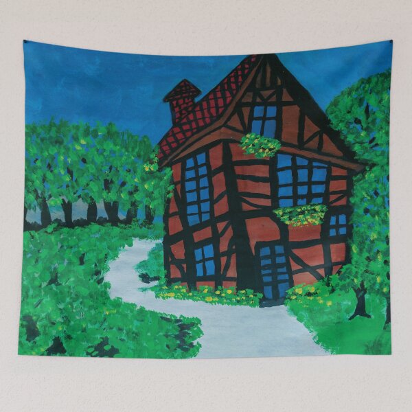Item preview, Farmhouse Painting Aquarel Technique designed and sold by pineappledizajn.