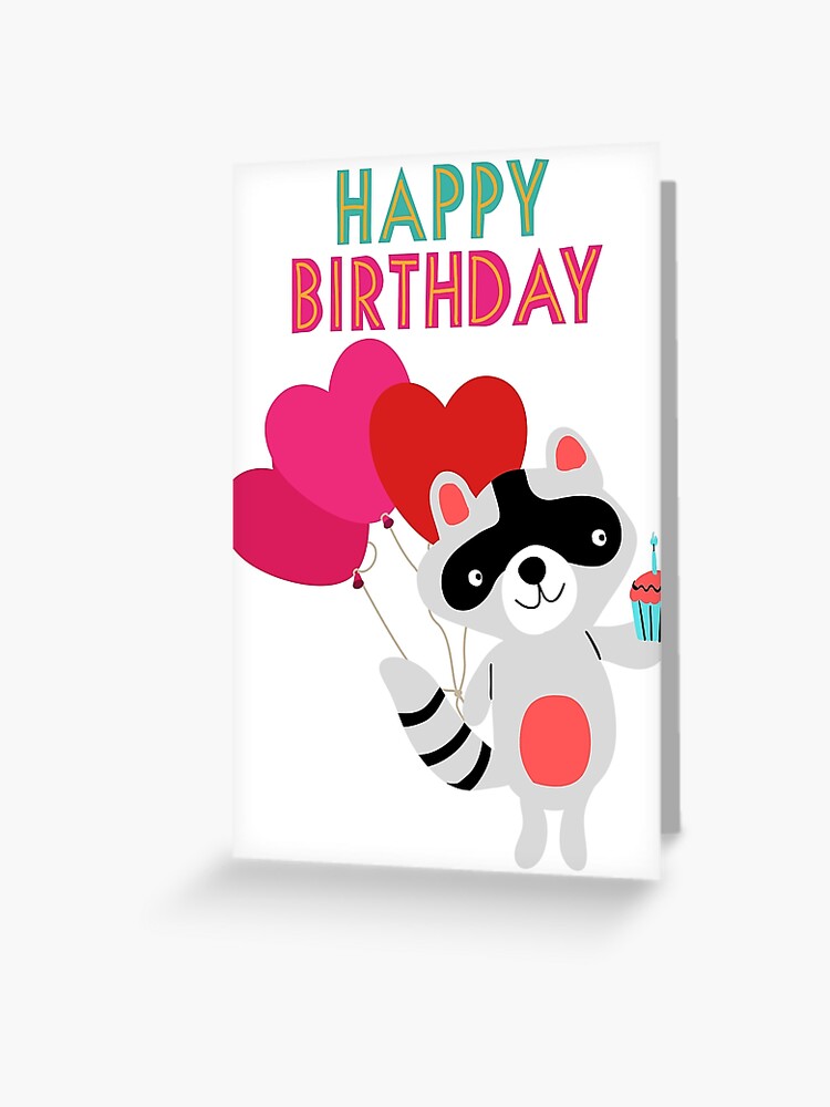 Happy Birthday Girl Greeting Card