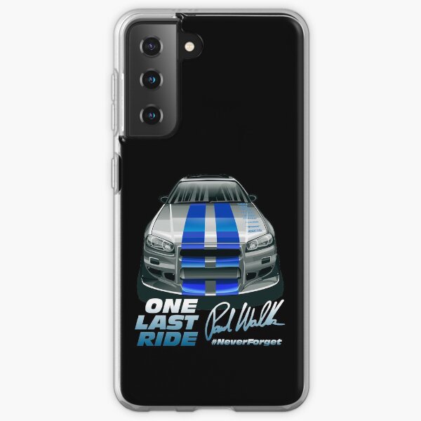Paul Walkers Nissan Skyline GTR R34 T-Shirt Samsung Galaxy Flexible Hülle