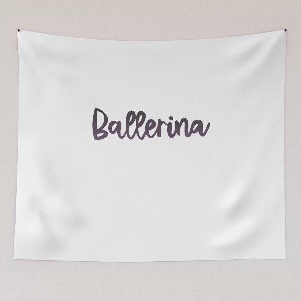 Item preview, BALLERINA TEXT SOULLETTER | Ballet dancer tutu ballet life fitness flexible dance designed and sold by yourtravelguide.