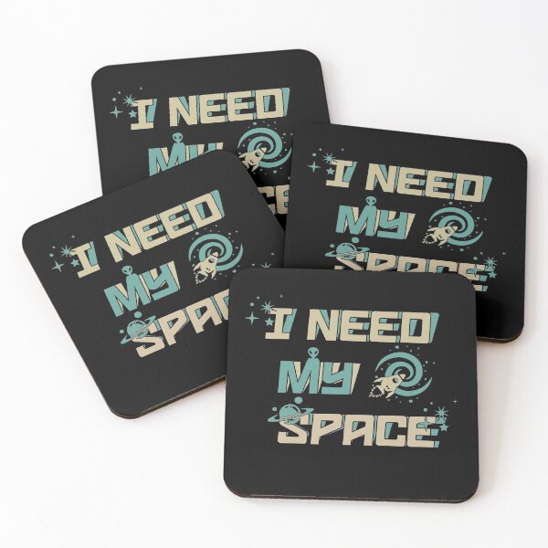 Item preview, I Need My Space Funny Alien T-shirt  designed and sold by Yes-Monkey.