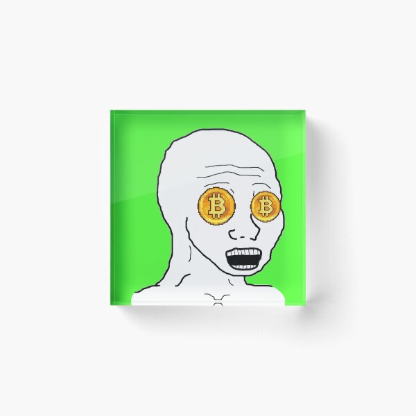 Item preview, Bitcoin Wojak designed and sold by marjard.