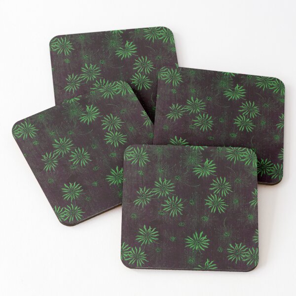 Item preview, Ancient 19th Century American Daisy Flower Fabric Plant Field Garden Art Green designed and sold by Midwest-Goods.
