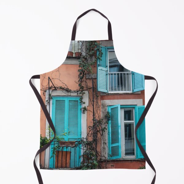 Item preview, made in Italy stickers Rome red house blue windows designed and sold by Long Exposure.