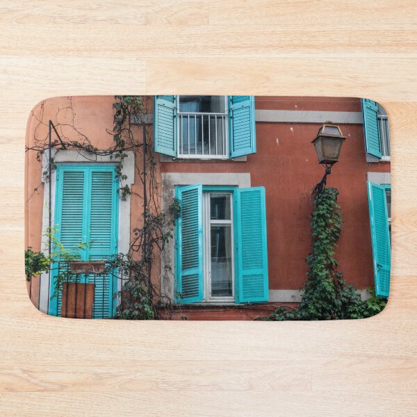 Item preview, made in Italy stickers Rome red house blue windows  designed and sold by Long Exposure.