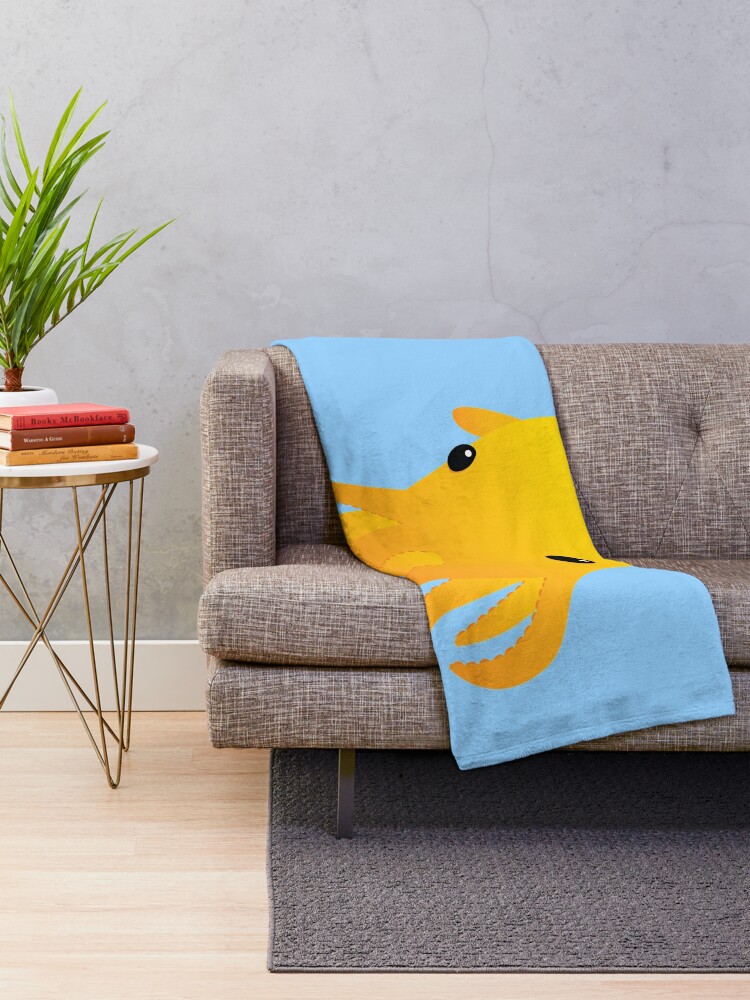 Cute Dumbo Octopus Throw Blanket By Theartarmature Redbubble