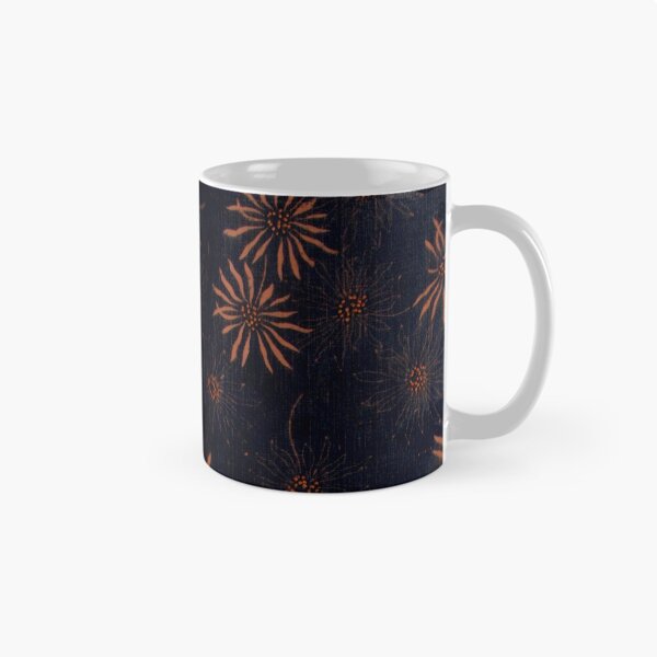 Item preview, Ancient 19th American Daisy Flower Fabric Plant Field Garden Art Orange designed and sold by Midwest-Goods.