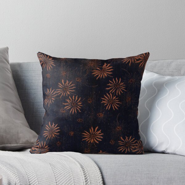 Item preview, Ancient 19th American Daisy Flower Fabric Plant Field Garden Art Orange designed and sold by Midwest-Goods.