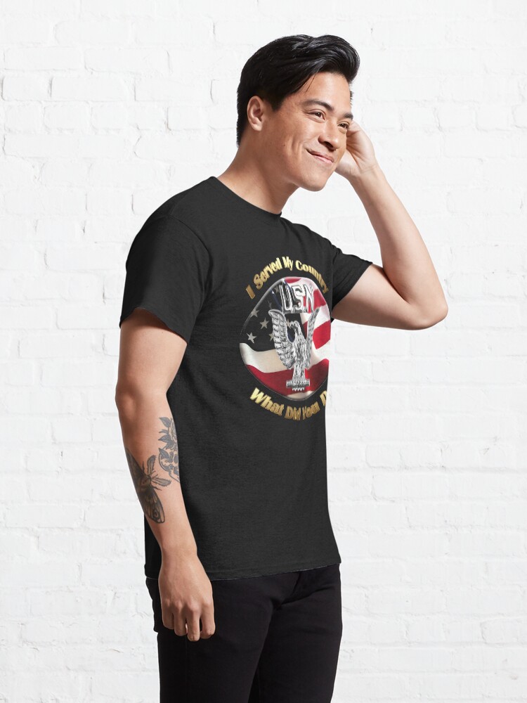 Alternate view of Navy Enlisted I Served My Country Classic T-Shirt