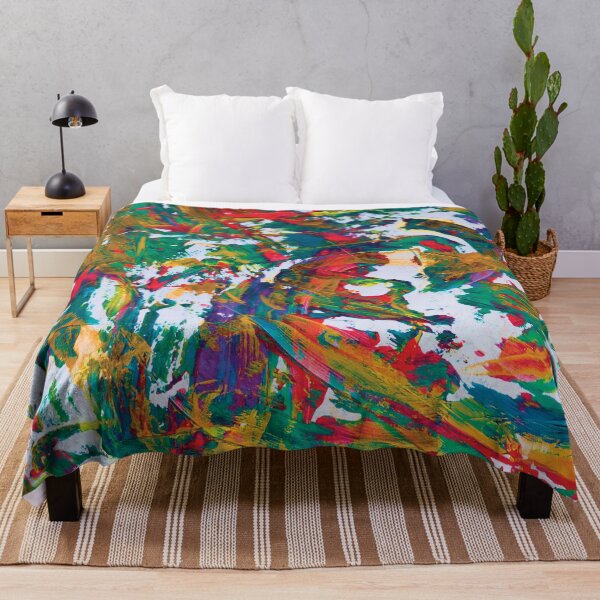 Item preview, Colorful Woods, Abstract Painting  designed and sold by pineappledizajn.