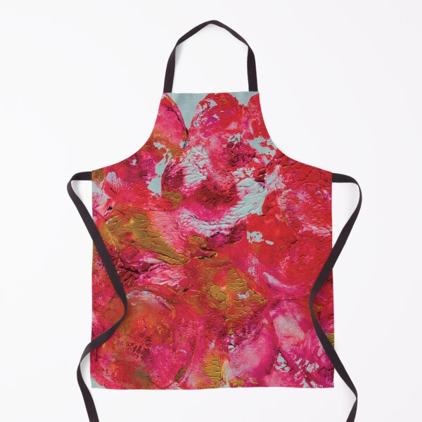 Item preview, Red Circels, abstarct painting designed and sold by pineappledizajn.