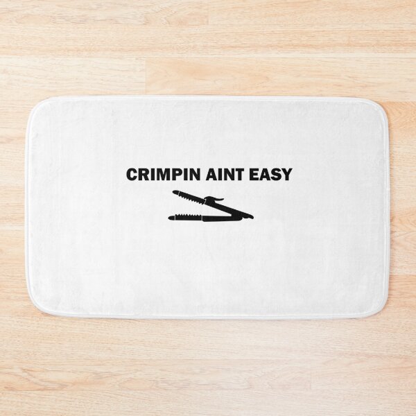 Item preview, Crimpin Aint Easy Funny Hairdressing / Barbering Puns ( Black ) designed and sold by RomeoSketches.