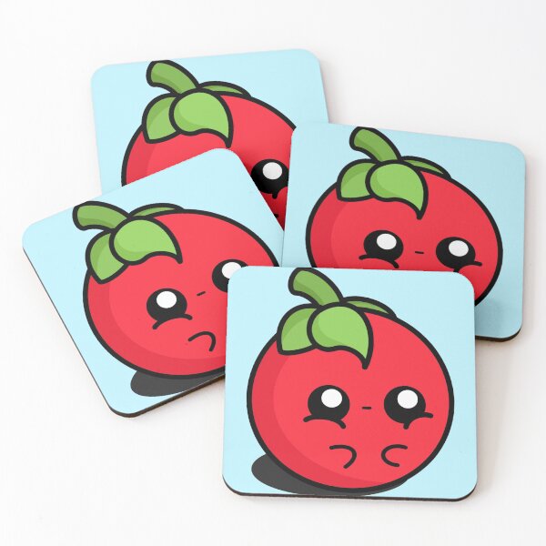 Item preview, Cute Cartoon Tomato  designed and sold by cookingwithten.
