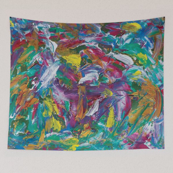 Item preview, Kayak Trip, Abstract Painting designed and sold by pineappledizajn.