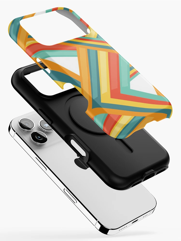 Thumbnail 2 of 4, iPhone Case, Bright Geometric Pattern designed and sold by DigitalNobleman.
