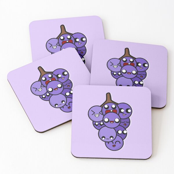 Item preview, Cute Cartoon Grapes designed and sold by cookingwithten.