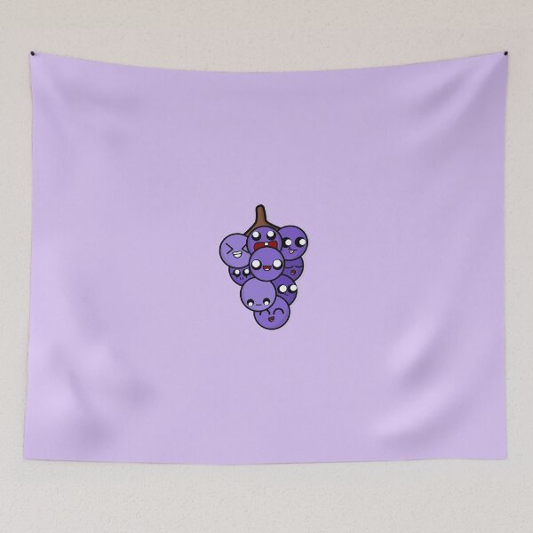Item preview, Cute Cartoon Grapes designed and sold by cookingwithten.