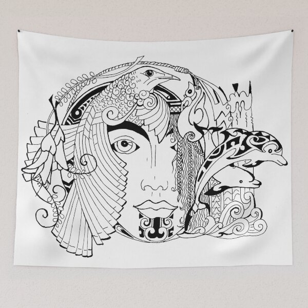 Item preview, Tattooed maiden designed and sold by Linda Bassett.