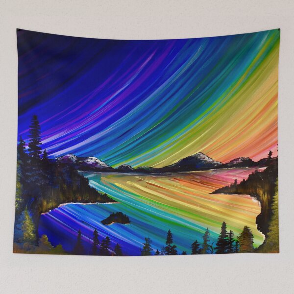 Item preview, Rainbow Reflections designed and sold by Deborah Malcolm Art.