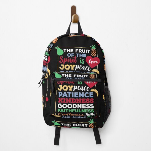 Item preview, fruit of the spirit, Galatians 5:23, the fruit of the Spirit is love, joy, peace, forbearance, kindness, goodness, faithfulness, gentleness and self-control designed and sold by Christian Word Art.
