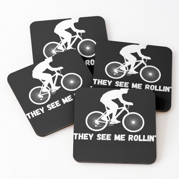 Item preview, They See Me Rollin, Cyclist Design designed and sold by Pique-Interest.