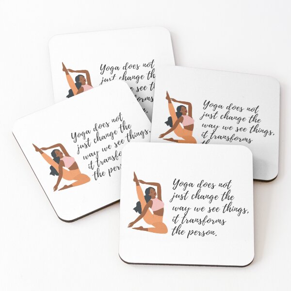 Item preview, Yoga does not just change the way we see things, it transforms the person designed and sold by Art Wear Nation.
