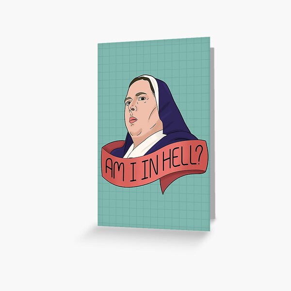 Vista previa del artículo con la obra «¿Estoy en el infierno?», diseñado y vendido por nathiconti.